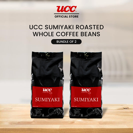 UCC Sumiyaki Roasted Whole Coffee Beans 500g (Bundle of 2)