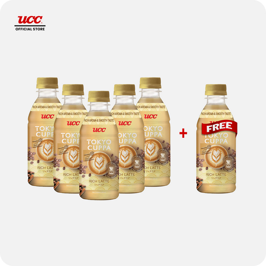 UCC Tokyo Cuppa Rich Latte Buy 5 Get 1 Free (Bundle of 6)