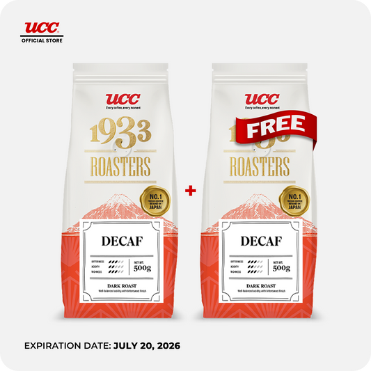 UCC 1933 Roasters Decaf 500g (Bundle of 2)