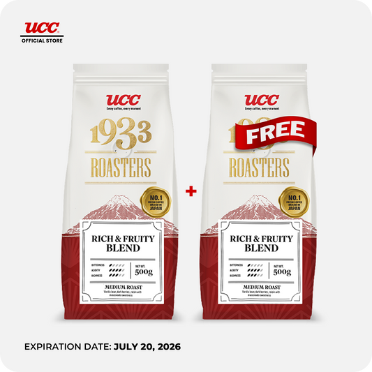 UCC 1933 Roasters Rich & Fruity Blend 500g (Bundle of 2)