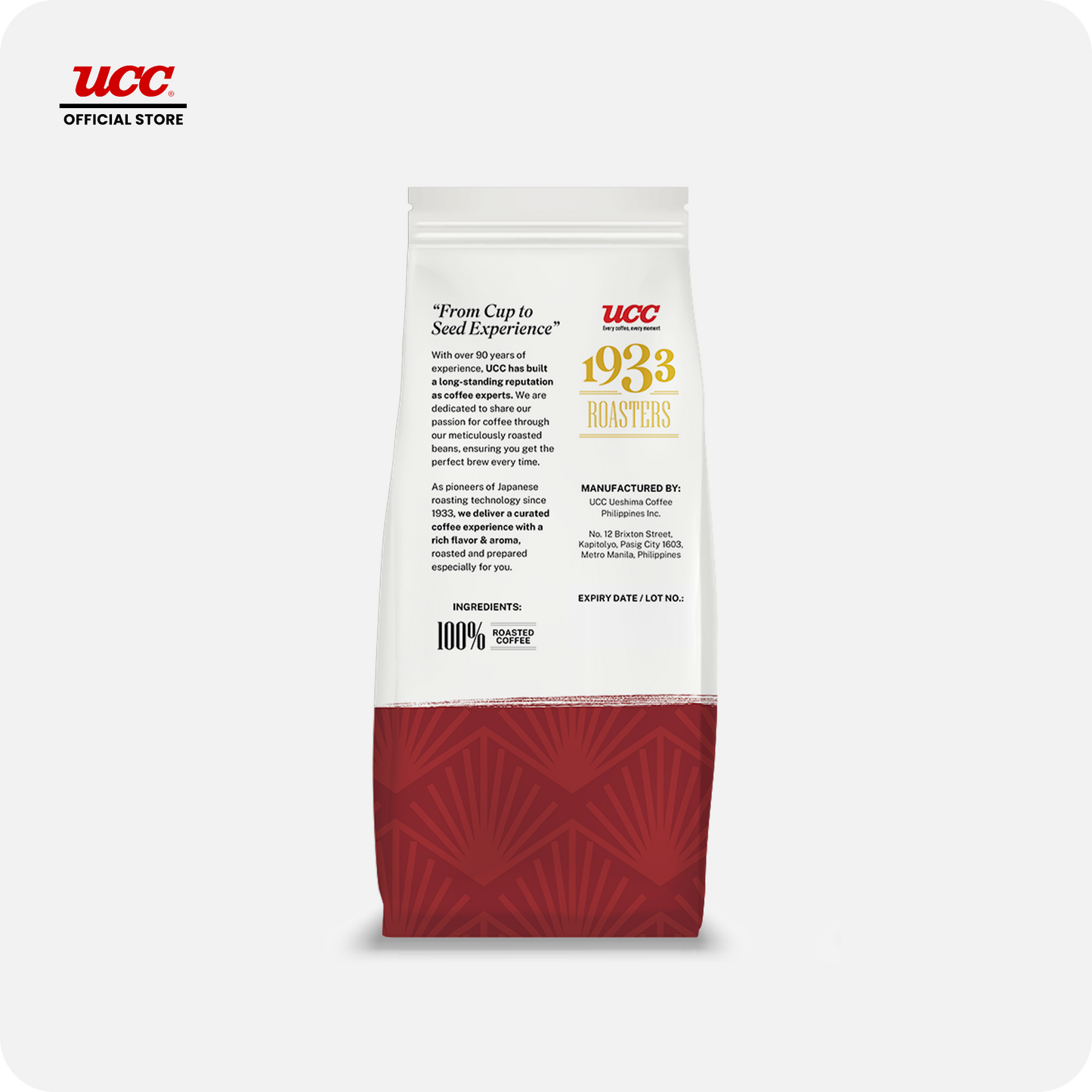 UCC 1933 Roasters Rich & Fruity Blend 500g (Bundle of 2)