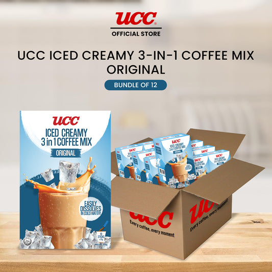 UCC Iced Creamy 3-in-1 Coffee Mix (Bundle of 12)