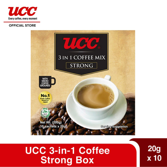 UCC 3-in-1 Coffee Strong Box (20g x 10)