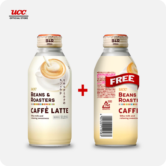 UCC Beans and Roasters Caffe Latte 375ml Buy 1, Get 1 FREE