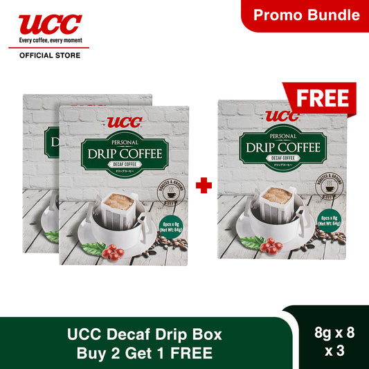 UCC Drip Coffee Decaf Box Buy 2 Get 1 Free