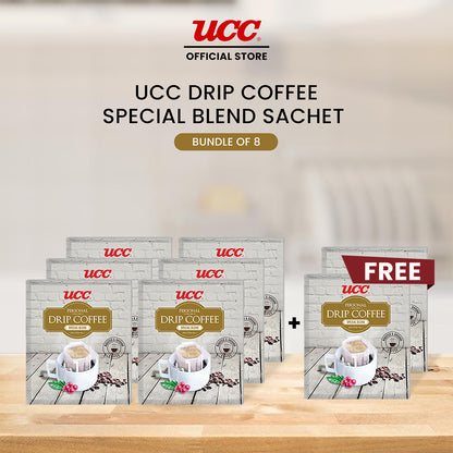 UCC Drip Coffee Special Blend Sachet 8g - Buy 6, Get 2 FREE (Bundle of 8)
