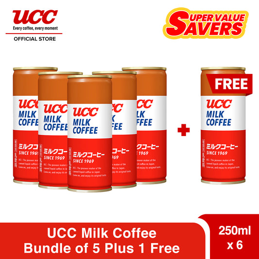 UCC Milk Coffee SOT 250g Buy 5 Get 1 FREE