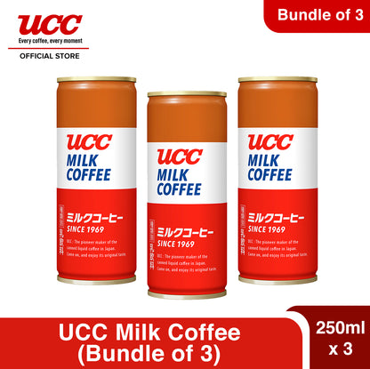 UCC Milk Coffee (Bundle of 3) 250ml x 3