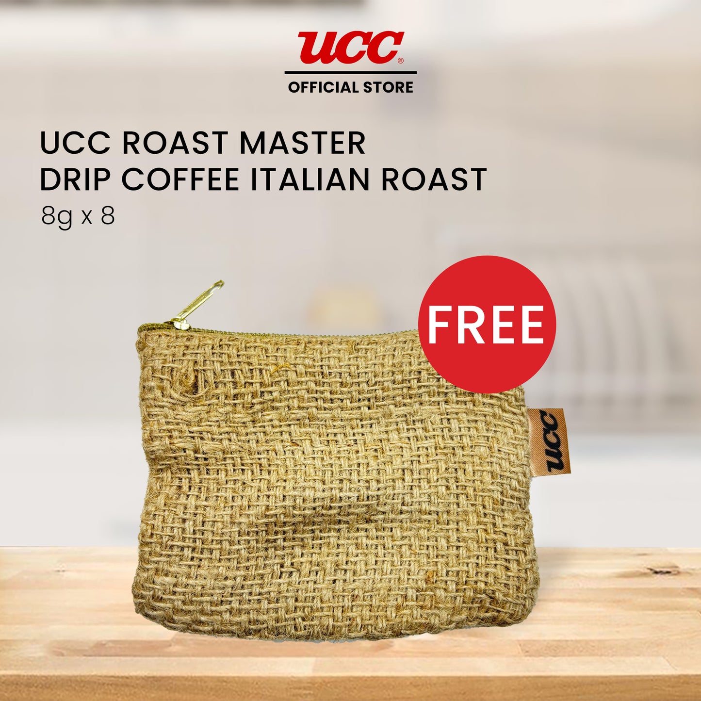 UCC Roast Master Drip Coffee Italian Roast 8g