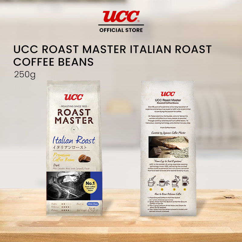 UCC Roast Master Italian Roast Coffee Beans 250g