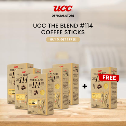 UCC Special Blend #114 Coffee Sticks Bundle of 5 Plus 1 Free