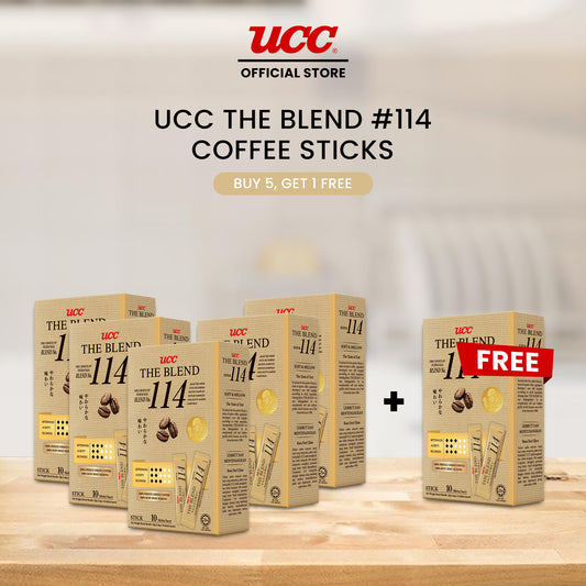 UCC Special Blend #114 Coffee Sticks Bundle of 5 Plus 1 Free