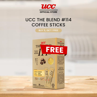 UCC Special Blend #114 Coffee Sticks Bundle of 5 Plus 1 Free