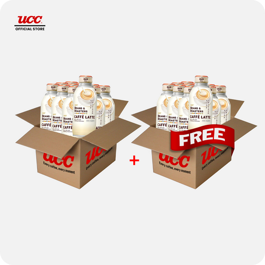 UCC Beans and Roasters Caffe Latte 375ml Buy 12 Get 12 Free