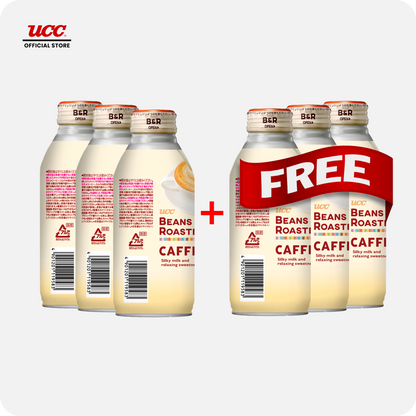 UCC Beans and Roasters Caffe Latte 375ml Buy 3 Get 3 Free