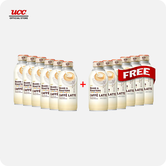UCC Beans and Roasters Caffe Latte 375ml Buy 6 Get 6 Free