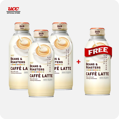 UCC Beans and Roasters Caffe Latte 375ml Buy 3 Get 1 FREE