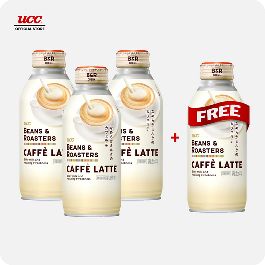 UCC Beans and Roasters Caffe Latte 375ml Buy 3 Get 1 FREE
