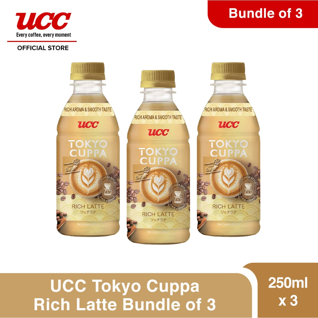 UCC Tokyo Cuppa Rich Latte Bundle of 3