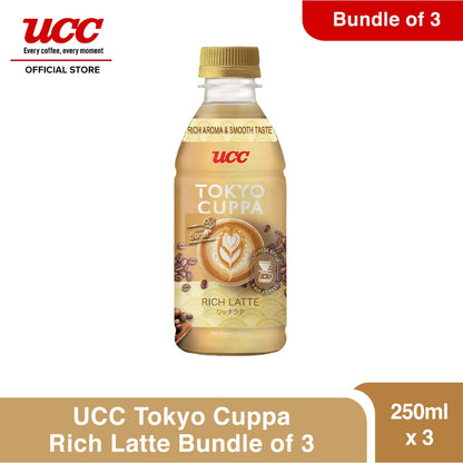 UCC Tokyo Cuppa Rich Latte Bundle of 3