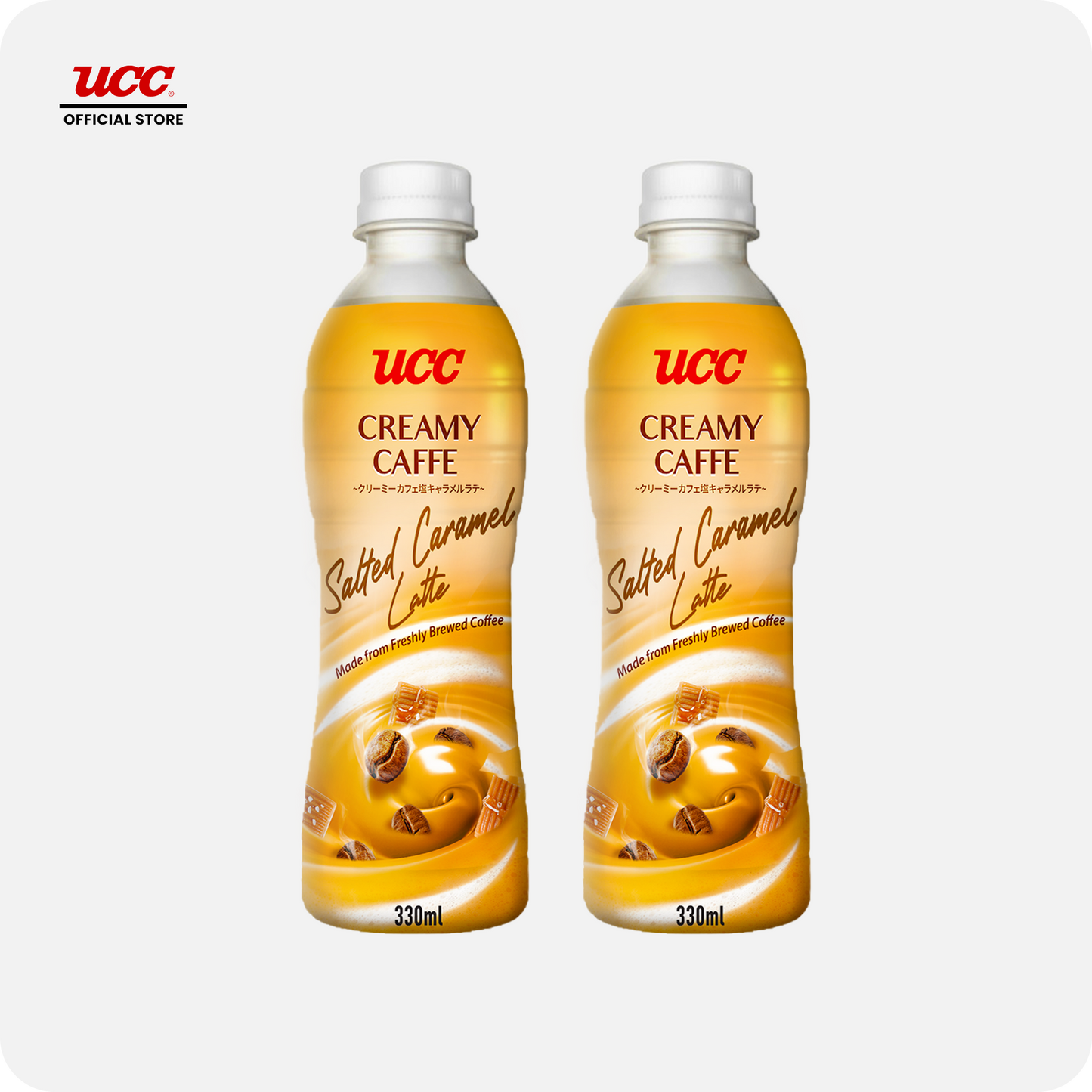 UCC Creamy Caffe Latte Salted Caramel 330ml Buy 1 Get 1 Free