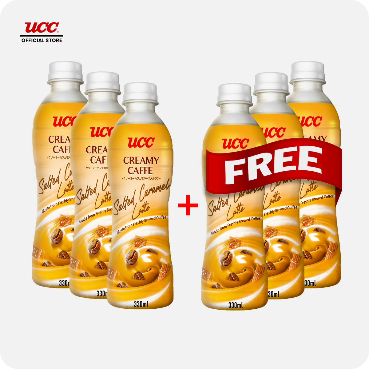 UCC Creamy Caffe Latte 330ml Buy 3 Get 3 Free