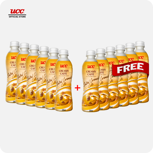 UCC Creamy Caffe Latte Salted Caramel 330ml Buy 6 Get 6 Free