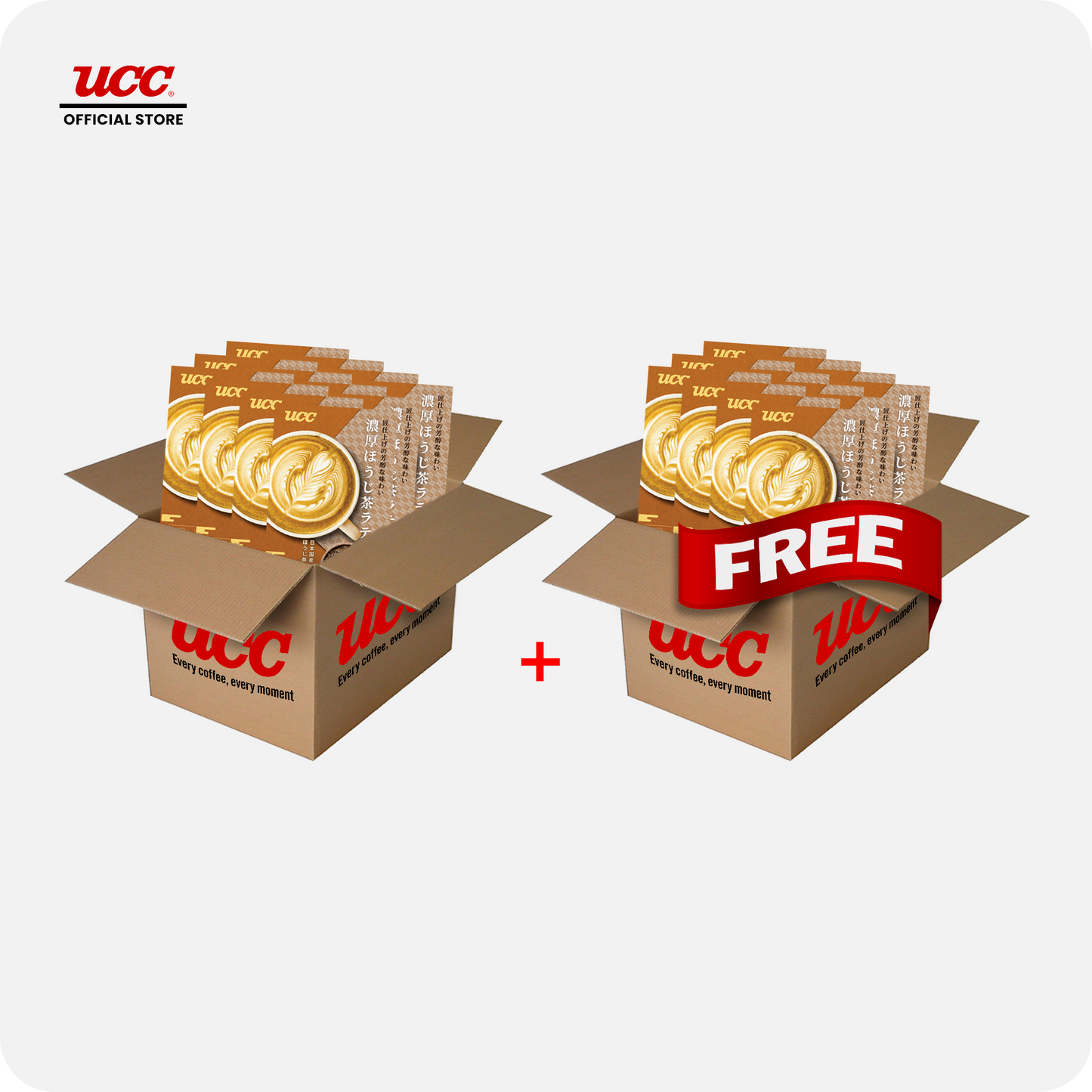 UCC Hojicha Tea Latte Instant Mixes 150g Buy 12 Get 12 Free