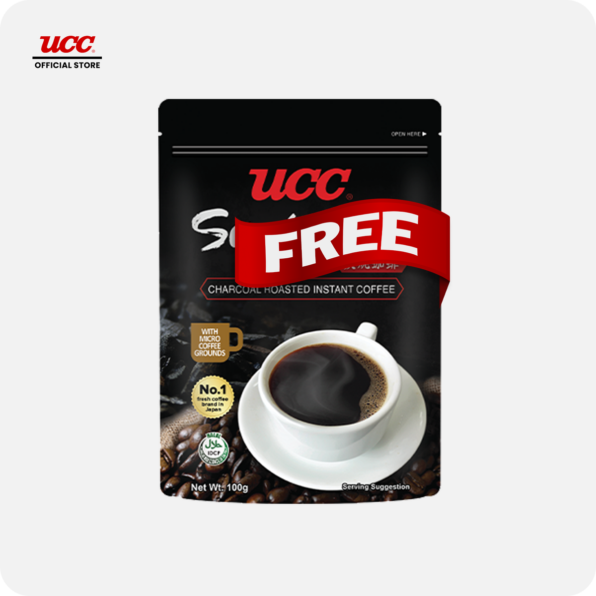 UCC Instant Coffee Sumiyaki 100g Buy 3 Get 1 FREE