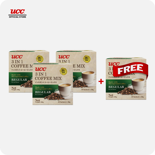 UCC 3in1 Coffee Regular Box Buy 3 Get 1 FREE