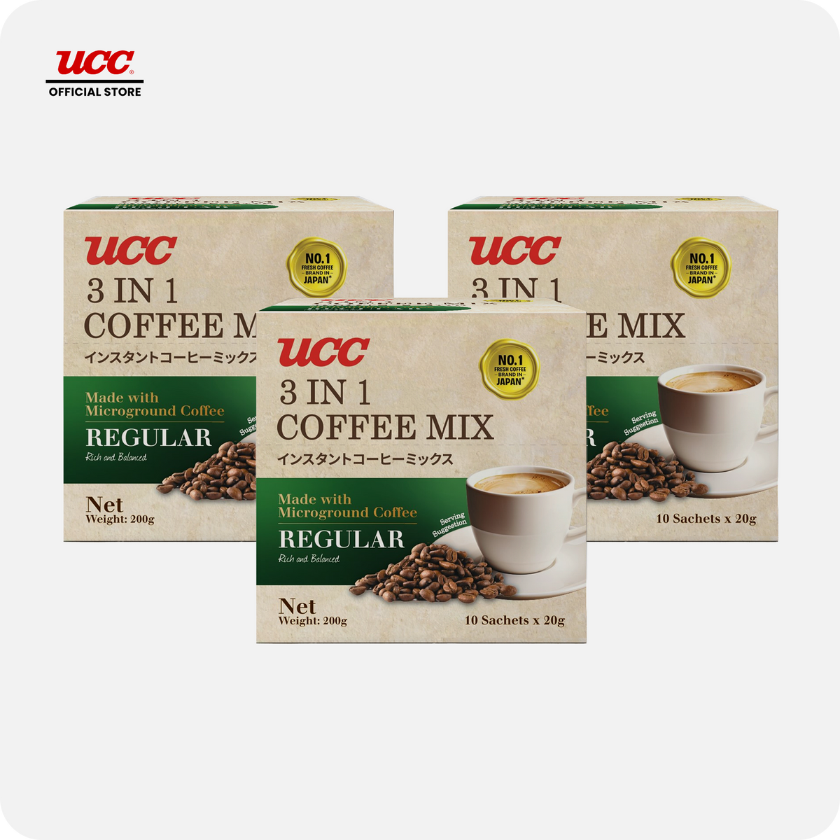 UCC 3in1 Coffee Regular Box Buy 3 Get 1 FREE