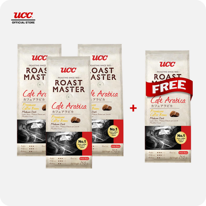 UCC Roast Master Café Arabica Roasted Coffee Beans Buy 3 Get 1 FREE