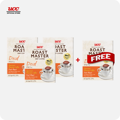 UCC Roast Master Drip Coffee Decaf Buy 3 Get 1 FREE