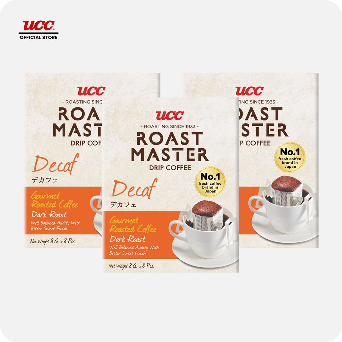 UCC Roast Master Drip Coffee Decaf Buy 3 Get 1 FREE