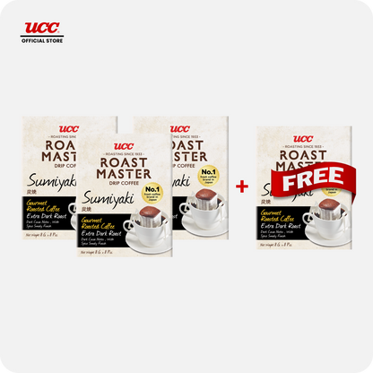 UCC Roast Master Drip Coffee Sumiyaki Buy 3 Get 1 FREE