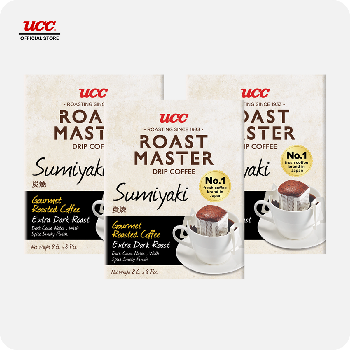 UCC Roast Master Drip Coffee Sumiyaki Buy 3 Get 1 FREE