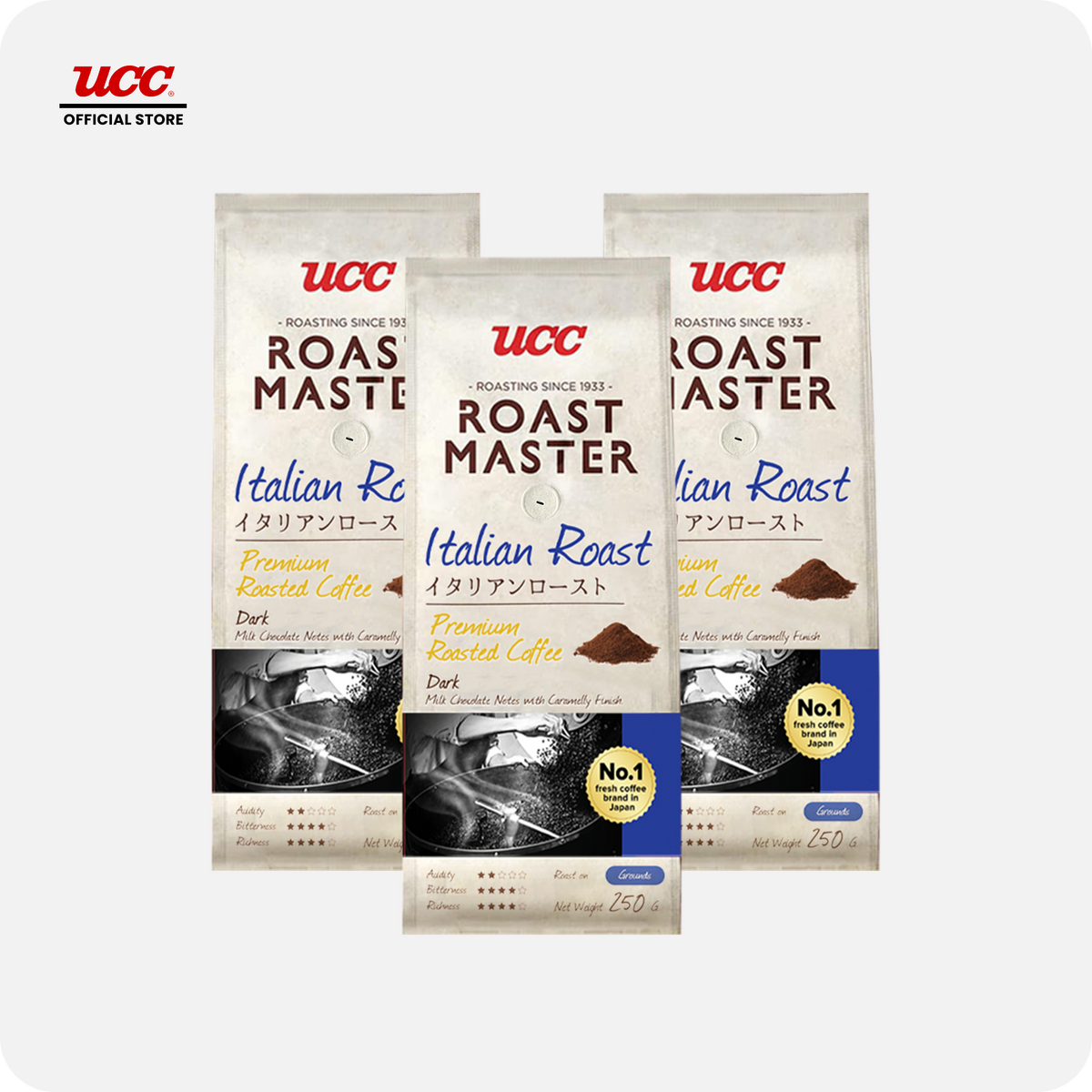 UCC Roast Master Italian Ground Roasted Coffee Buy 3 Get 1 FREE