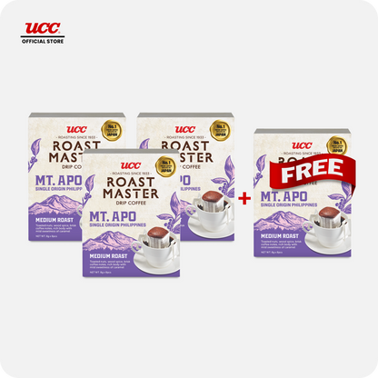 UCC Roast Master Drip Coffee Single Origin Mt. Apo Buy 3 Get 1 FREE