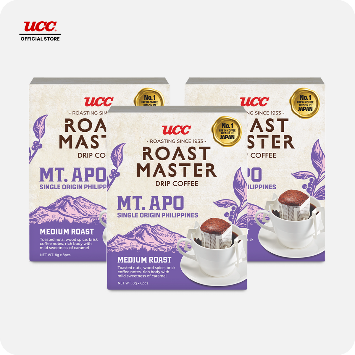 UCC Roast Master Drip Coffee Single Origin Mt. Apo Buy 3 Get 1 FREE
