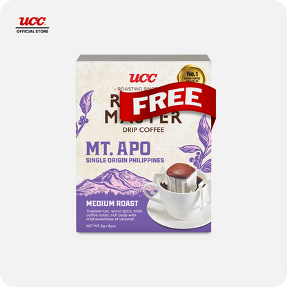 UCC Roast Master Drip Coffee Single Origin Mt. Apo Buy 3 Get 1 FREE