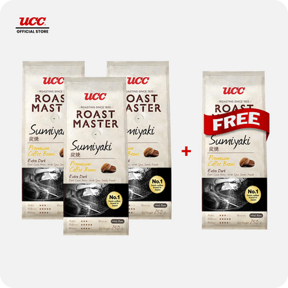 UCC Roast Master Sumiyaki Roasted Coffee Beans Buy 3 Get 1 FREE
