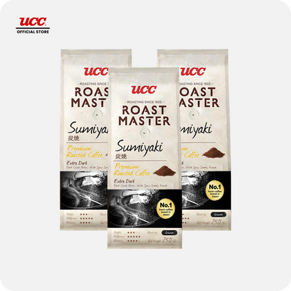 UCC Roast Master Sumiyaki Ground Roasted Coffee Buy 3 Get 1 FREE