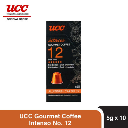 UCC Gourmet Coffee Intenso No. 12 Compatible with Nespresso