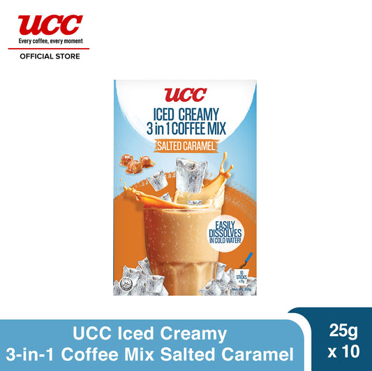 UCC Iced Creamy Salted Caramel 3-in-1 Coffee Mix