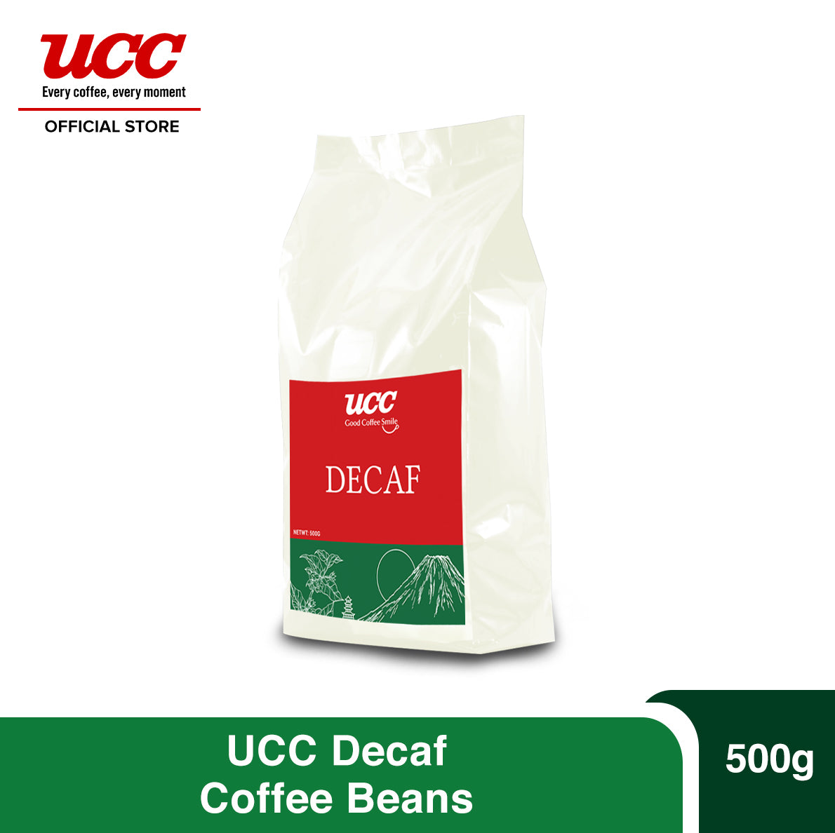 UCC Decaf Roasted Whole Coffee Beans 500g – UCC Coffee PH