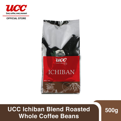 UCC Ichiban Blend Roasted Whole Coffee Beans 500g
