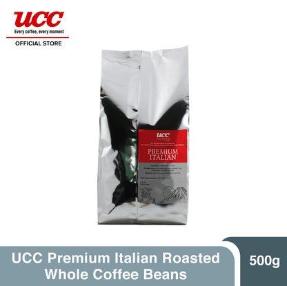 UCC Premium Italian Roasted Whole Coffee Beans 500g